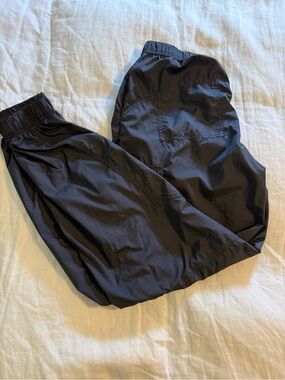 Fabletics  Black Nylon Jogger Pants